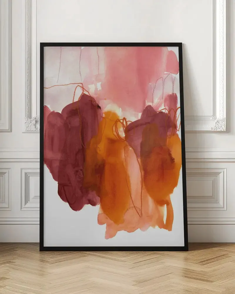Abstract Painting X - Stretched Canvas, Poster or Fine Art Print