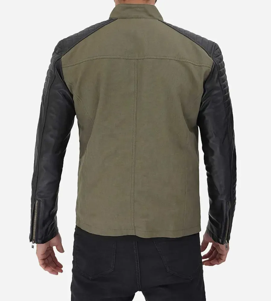 Darrell Green and Black Mens Cafe Jacket