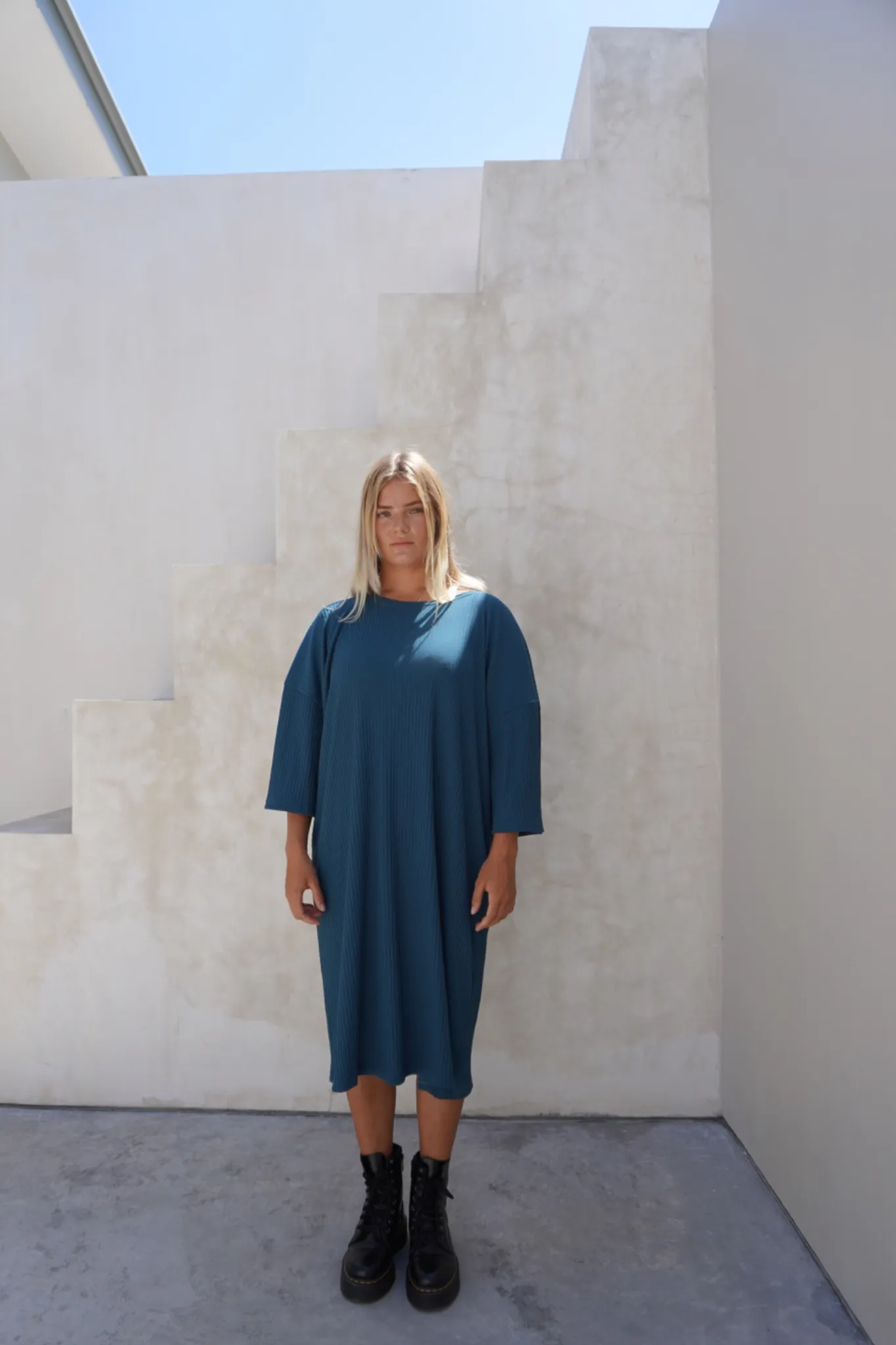 Eva Dress in Teal