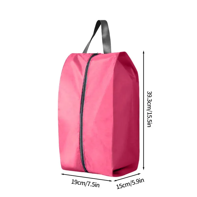 Portable Waterproof Shoe Storage Bags with Zipper Organizer