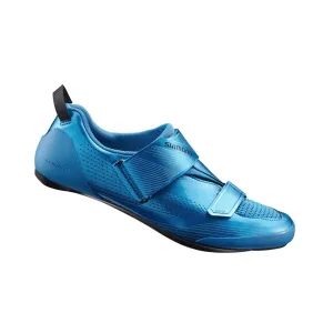 Shimano TR9 Men's Triathlon Shoes Blue with Carbon Fibre Sole Shimano TR9 Men's Triathlon Shoes Blue with Carbon Fibre Sole