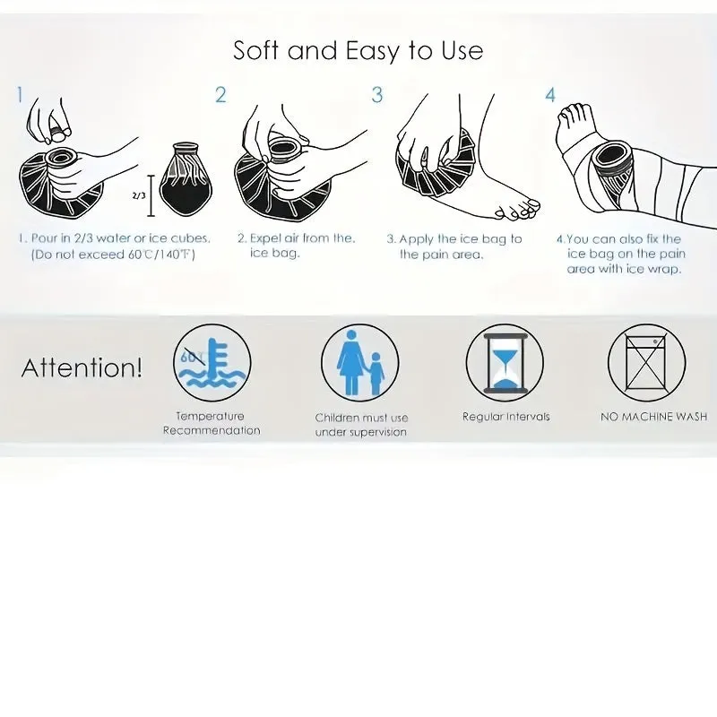 Versatile Reusable Ice Packs for Pain Relief - Dual-Purpose Hot & Cold Relax for Injuries, Wisdom Teeth, Breastfeeding & Eye Care Ice Packs For Injuries Reusable Ice Packs For Injuries